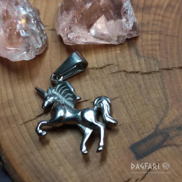 UNICORN YKSISARVINEN - horse pendant with one magic horn