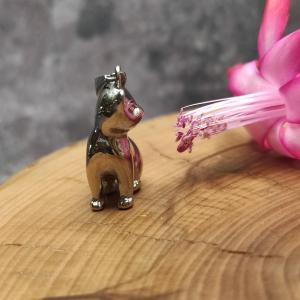 Pendant Cat small MAGDALENA - loves woolen balls! 2