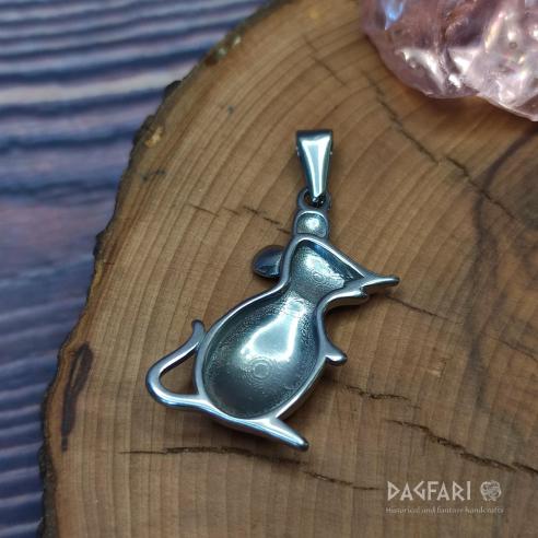 Ratte VASILISA - kleiner Maus-Anhänger, Edelstahl