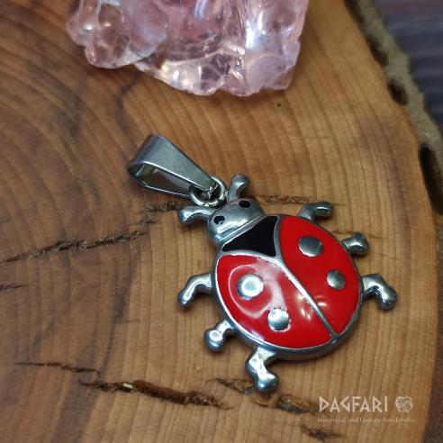 LADYBUG - pendant for happiness with a beetle