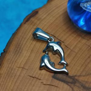 Amulet DVA DELFÍNCI - přátelství a štěstí