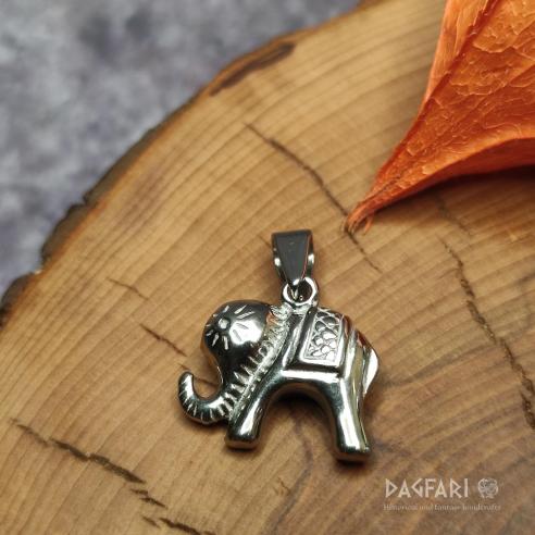 Anhänger KLEINER ELEPHANT - Rüssel hoch bedeutet Glück