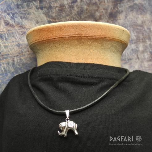 Anhänger KLEINER ELEPHANT - Rüssel hoch bedeutet Glück