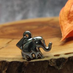 Přívěsek SLŮNĚ - chobot nahoru znamená štěstí