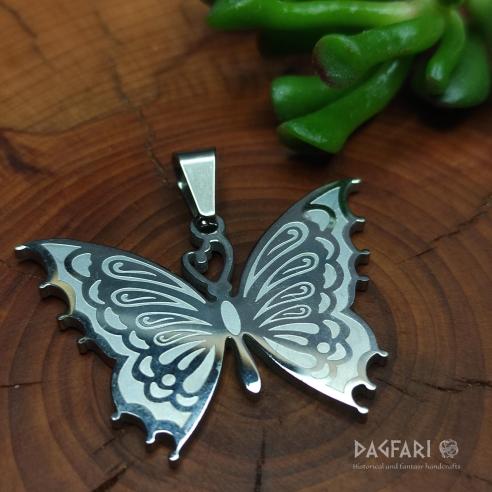 SCHMETTERLING - Anhänger mit matter Verzierung