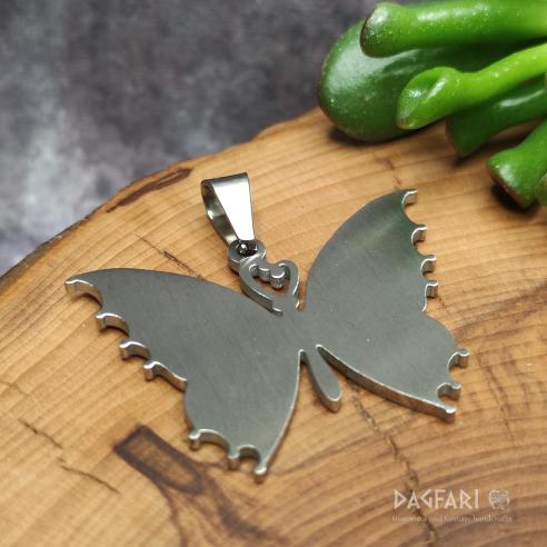 SCHMETTERLING - Anhänger mit matter Verzierung