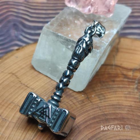 THOR Thors Hammer, Symbol Walknut, der Wolfskopf