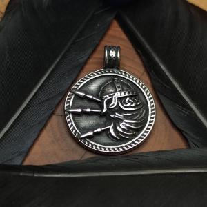 Pendant GUNGNIR - Nordic warrior and 3 spears