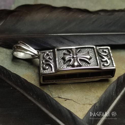 Vintage Pendant ENNIO - Silent Avenger - functional mini harmonica