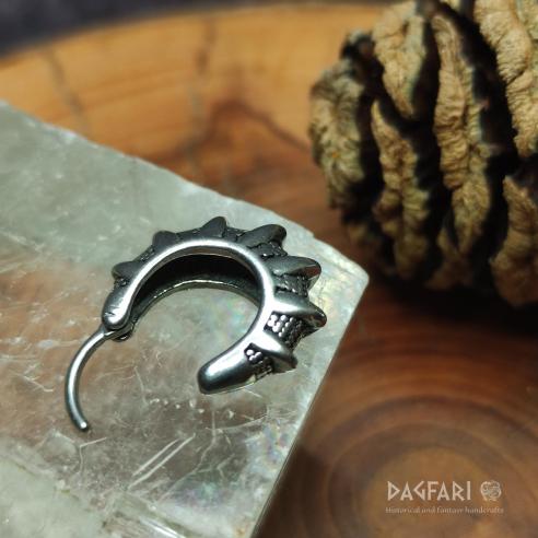 SHARP STRAHLEN - Stahlohrringe mit rauen Spitzen