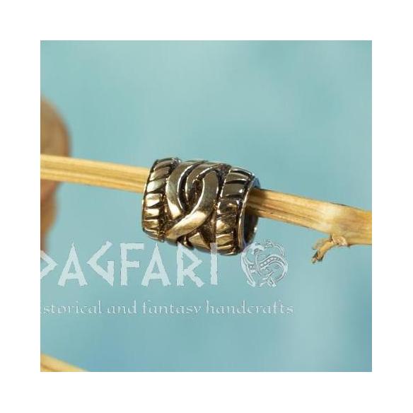 Korálek do vousů a vlasů - Soudek - bronz