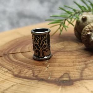 YGGDRASIL - ocelový korálek do vousů a vlasů, SVĚTOVÝ STROM