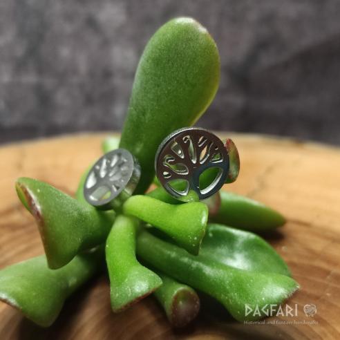 LEBENSBAUM - einfache Ohrringe für Freude