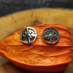 Pecky STROM PŘÁNÍ - jednoduché náušnice pro radost 2