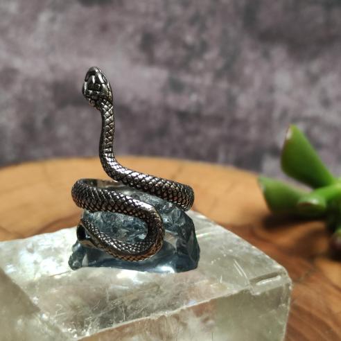Snake ring for GUARDIAN - long neck to slim the finger