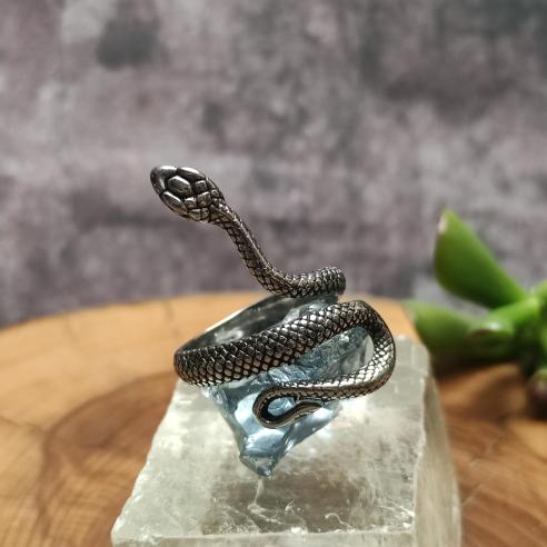 Snake ring for GUARDIAN - long neck to slim the finger