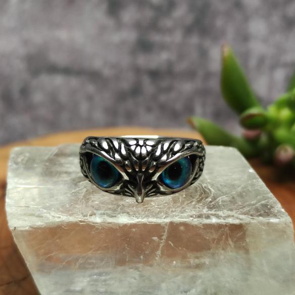 OWL EYES ring - beautiful ring with owl