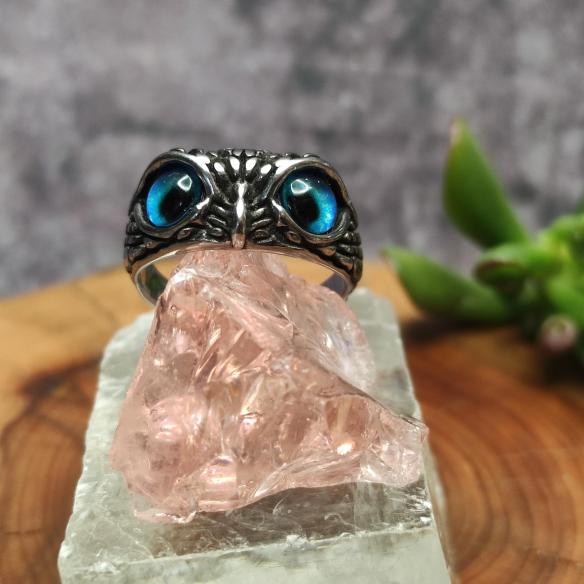 OWL EYES ring - beautiful ring with owl