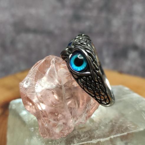 OWL EYES ring - beautiful ring with owl