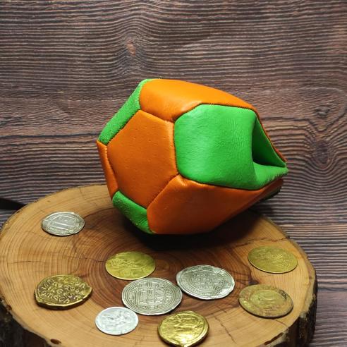 Kožený měšec - PESTRÝ MIX BAREV