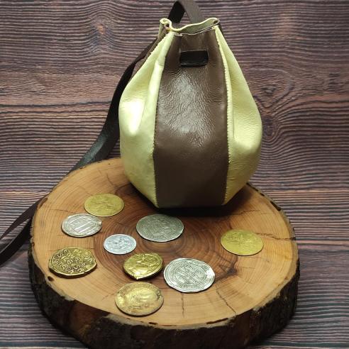 Lederbeutel  - MISCHUNG NEUTRALER FARBEN