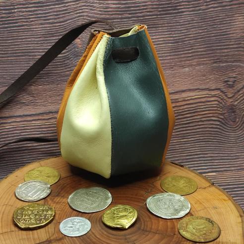 Lederbeutel  - MISCHUNG NEUTRALER FARBEN