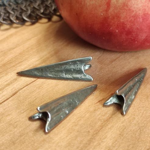 SLAVIC Three-edged arrowhead - replica arrow, historical archery