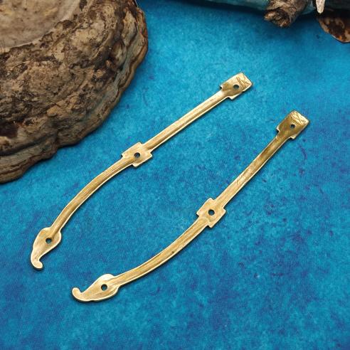 VIKING Replik des Scramasax-Messerbeschlags, Drachenform, Kałdus, Poland