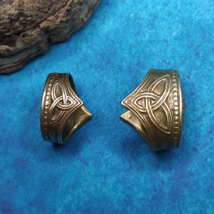 VIKING TRIQUETRA Ozdobné kování rukojeti nože - větší, mosaz