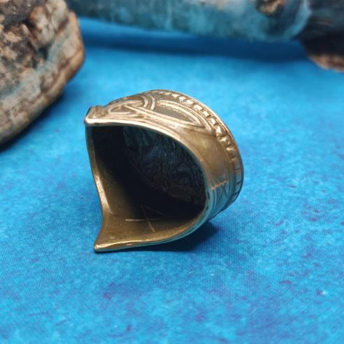 VIKING TRIQUETRA Knife handle decoration - larger, brass