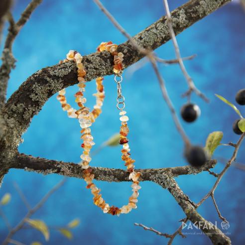 Halskette Karneol - Mut, Erfolg, Vitalität, Kreativität