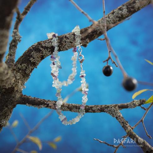 Halskette Fluorit - Konzentration, Geschicklichkeit, Selbstvertrauen