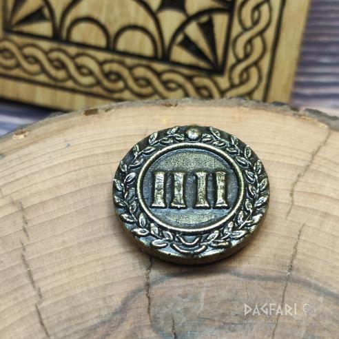 Replica of SPINTRIA - Spintrije - erotic Roman coin, number 4