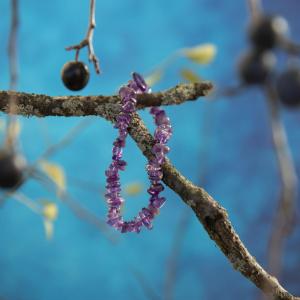 Bracelet Amethyst - Temperance, purity, spirituality, spiritual knowledge