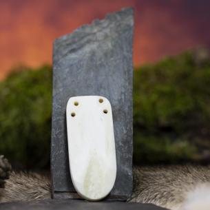 DAGFARI Opasek Organic - hluboce vyřezaný jedinčný vzor v kostěném nákončí, ve viking stylu Borre 2