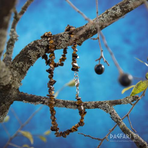 Náhrdelník Tygří oko - Ideální pro podnikatele, pro vitalitu, chrání před špatnými přáteli