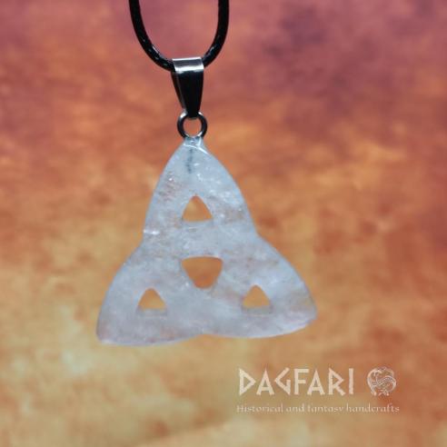 CELTIC Triquetra CRYSTAL - Celtic symbol of infinity and renewal