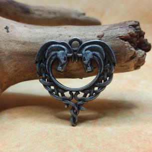 HEART, KNITTING, HORSES - lucky charm 2