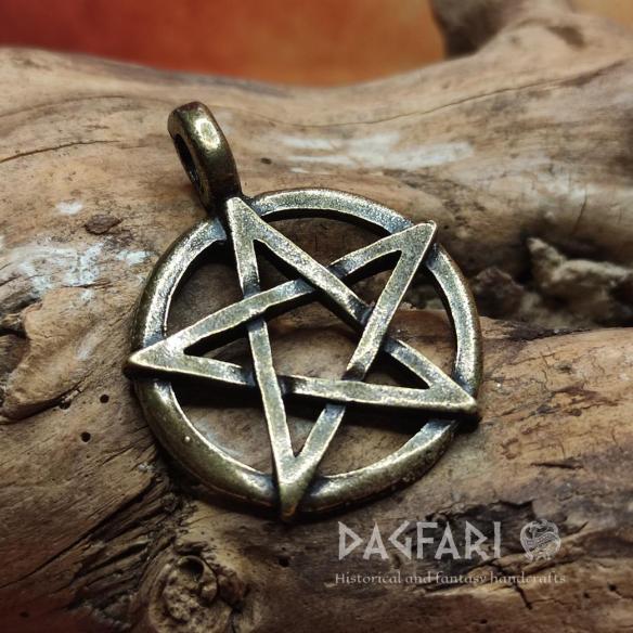 Amulet WICCA PENTAGRAM classic, WHITE MAGIC