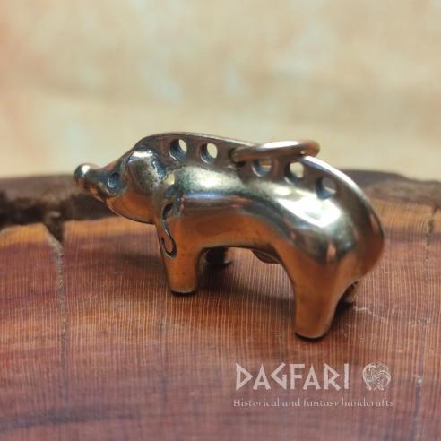 REPLIK Keltisches Schwein - Amulett Wildschwein aus Tábor (CZ)