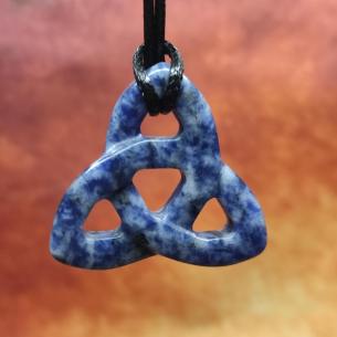 CELTIC Triquetra SODALIT - keltský uzel nekonečna a obnovy