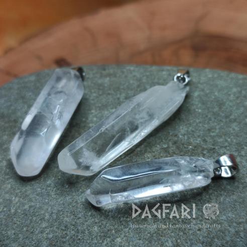 Druse KRISTALL - Energie-Reiniger, unregelmäßiger, rauer Anhänger