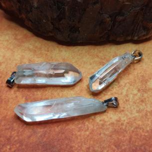 Drúza KŘIŠŤÁL - energetický čistič, nepravidelný ohlazený přívěsek