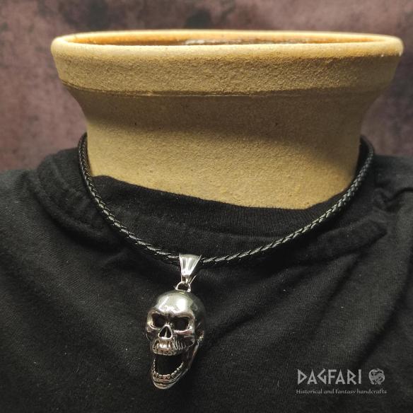 Pendant SKULL in stainless steel - freedom, rule over death