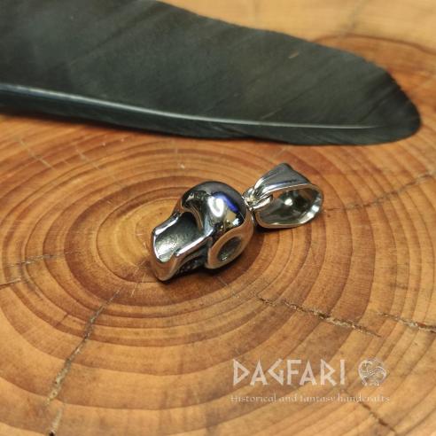 Mini pendant SKULL - freedom, rule over death skull clown