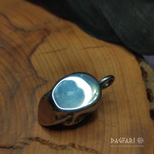 Přívěsek ocelová LEBKA - svoboda, vláda nad smrtí