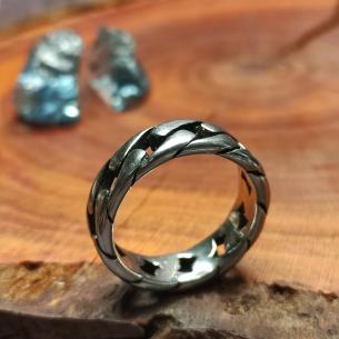 Ring for big fingers CHAIN - classic design up to size 17!