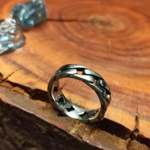 Ring for big fingers CHAIN - classic design up to size 17! 2