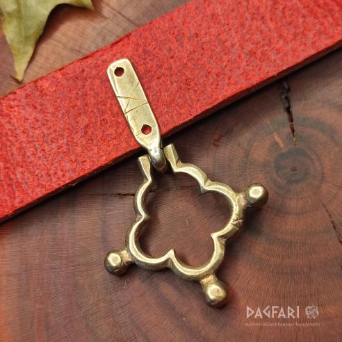 RUDOLPH Medieval belt hanger pendant mounts - for weapons, purses, keys, rosaries and handbags