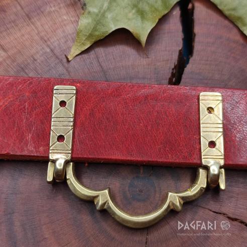 ZORA Medieval belt hanger pendant mounts - for weapons, purses, keys, rosaries and handbags